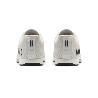 Light Grey Jet Black Outwork Shoe Back Angle.