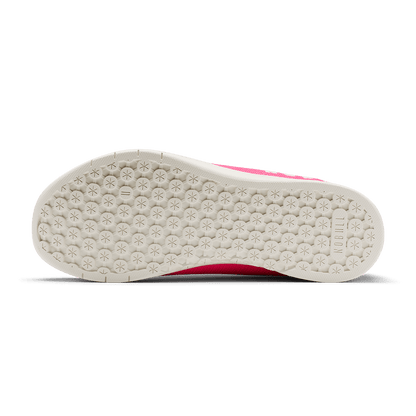 Neon Pink & Classic White Outwork Shoe Bottom Angle.