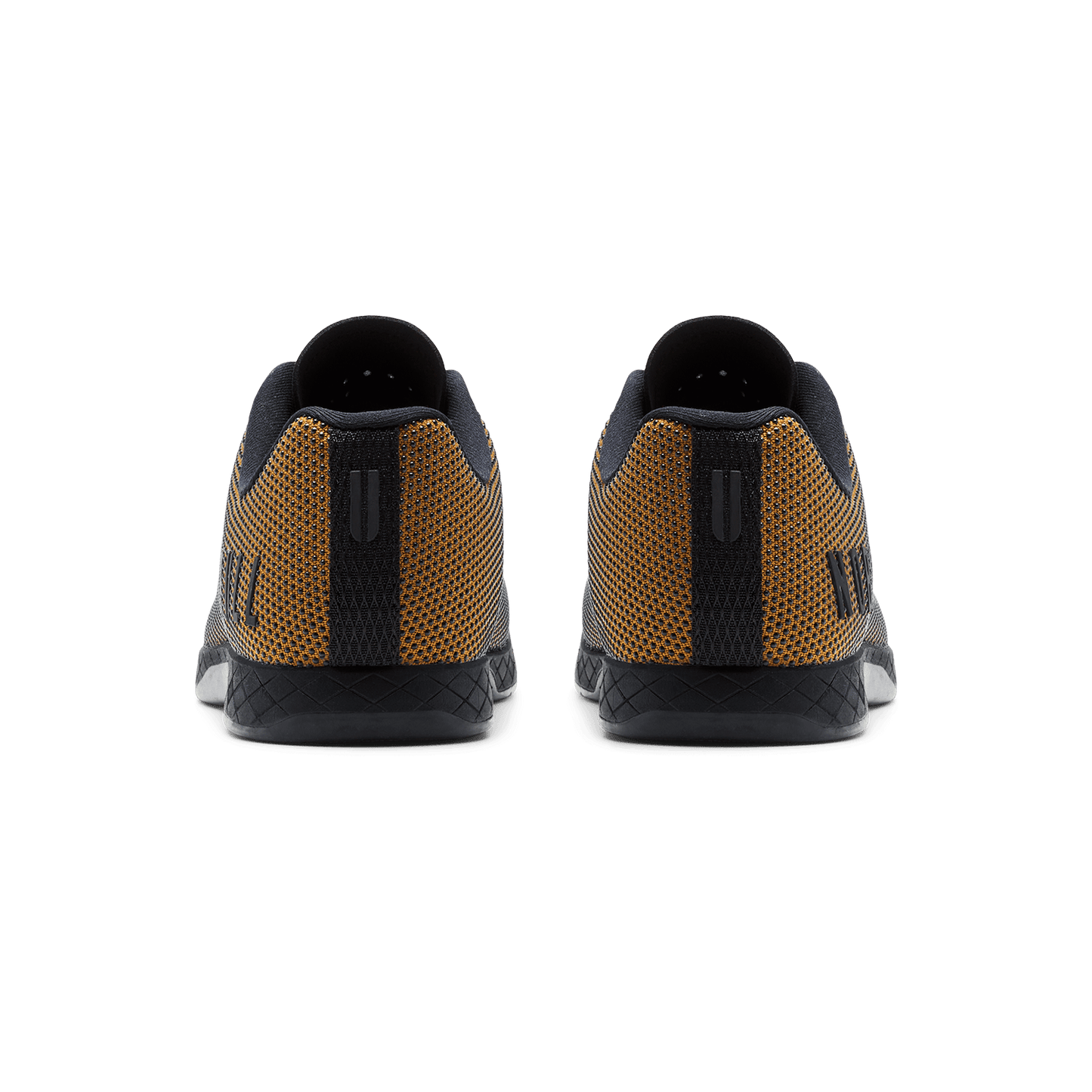 Black Dark Tan Outwork Shoes Back Angle.