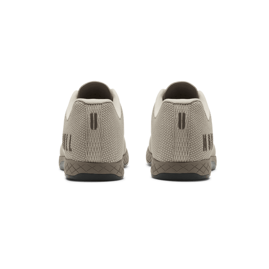 Taupe Fossil Outwork Shoe Back Angle.