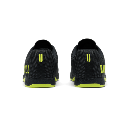 Jet Black Zest Outwork Shoe Back Angle.