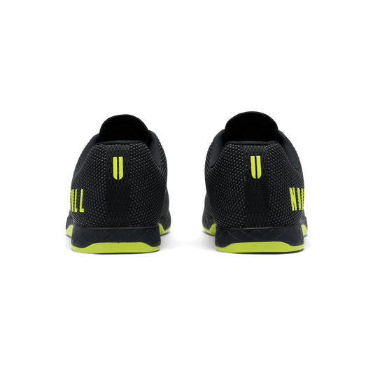 Jet Black Zest Outwork Shoe Back Angle.