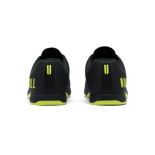 Jet Black Zest Outwork Shoe Back Angle.