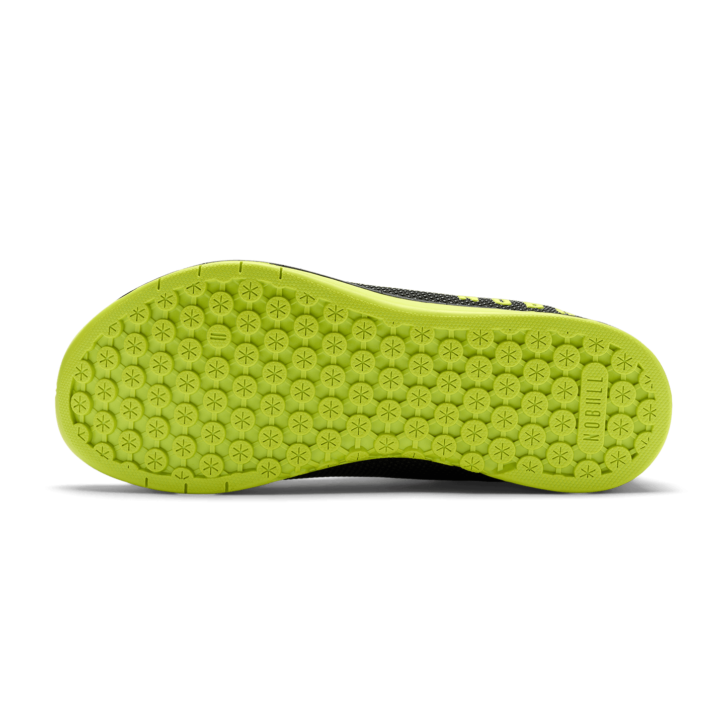 Jet Black Zest Outwork Shoe Bottom Angle.
