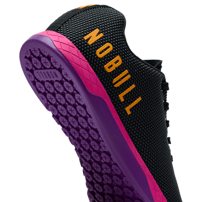 Jet Black Signal Pink Outwork Shoe Detail Angle.