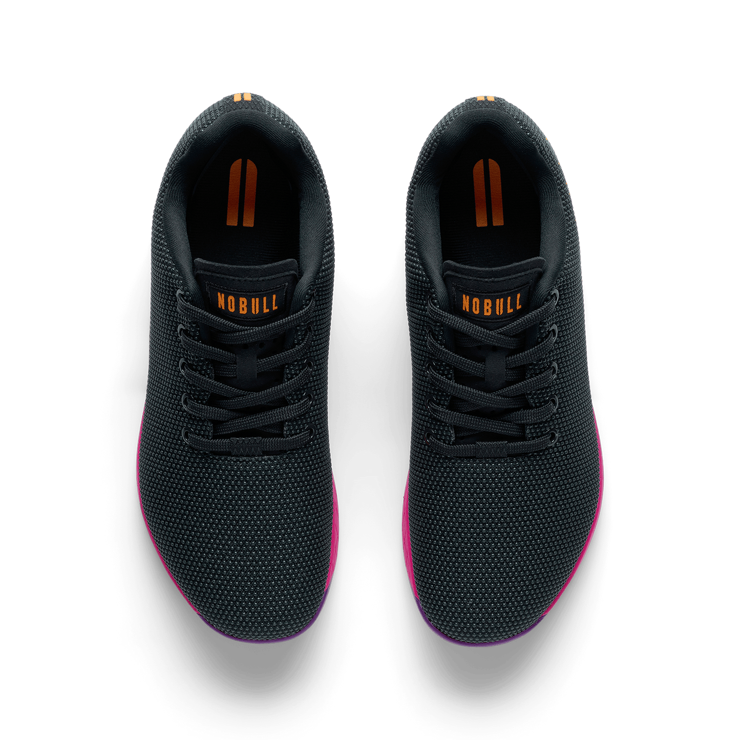 Jet Black Signal Pink Outwork Shoe Overhead Angle.