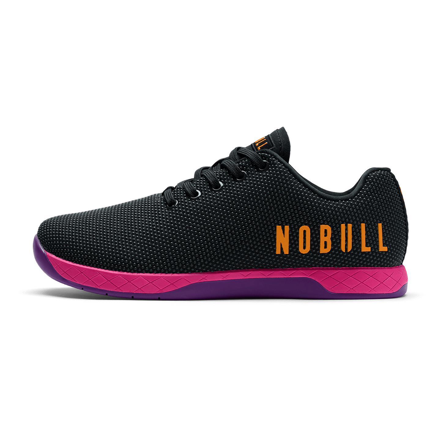 Jet Black Signal Pink Outwork Side Angle.