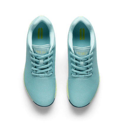 Blue Haze Pear Outwork Shoe Overhead Angle.
