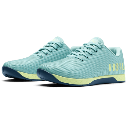 Blue Haze Pear Outwork Shoe Front Side Angle.