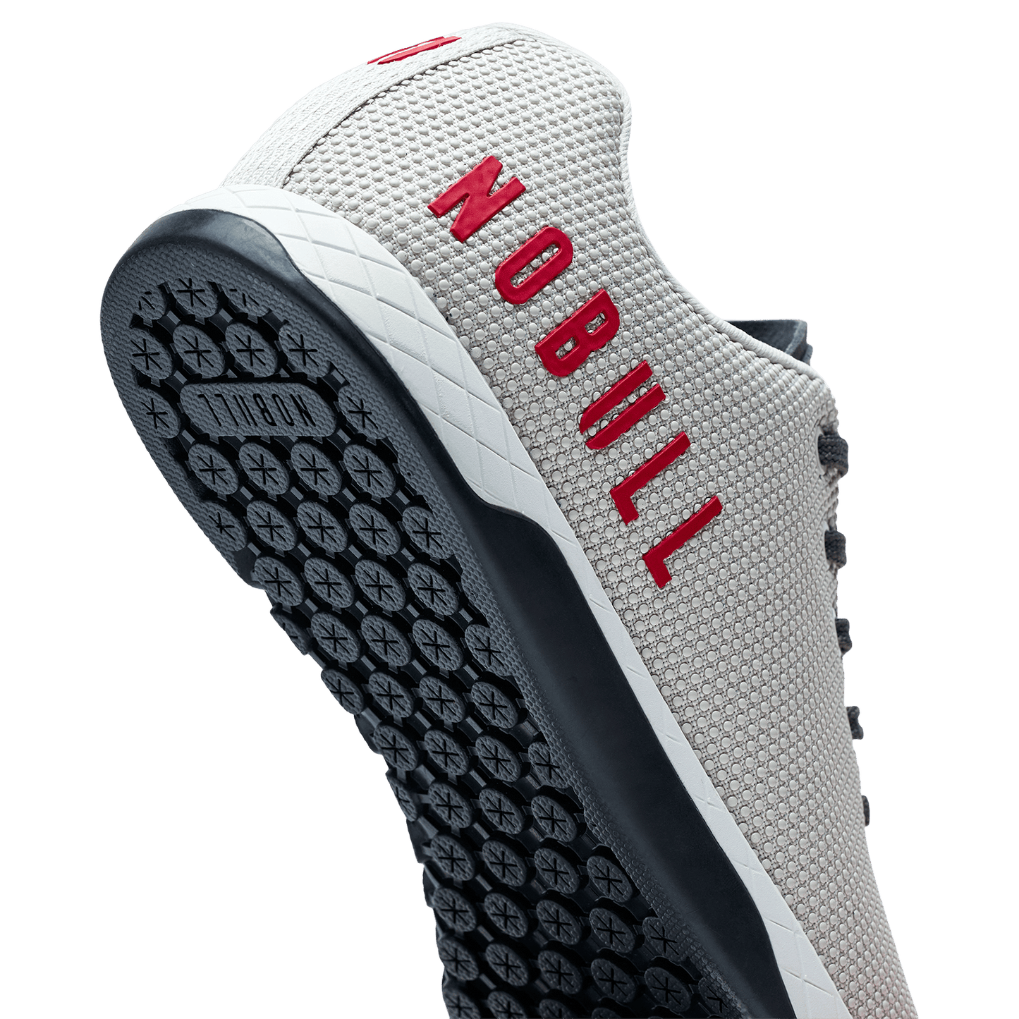 Light Gray Classic White Jet Black Outwork Shoe Detail Angle.