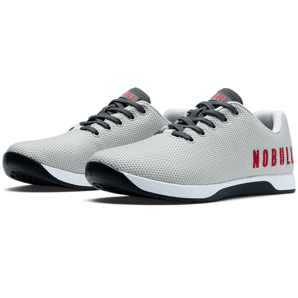 Light Gray Classic White Jet Black Outwork Shoe Front Side Angle.