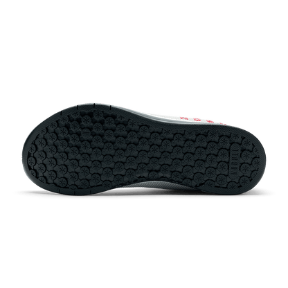 Light Gray Classic White Jet Black Outwork Shoe Bottom Angle.