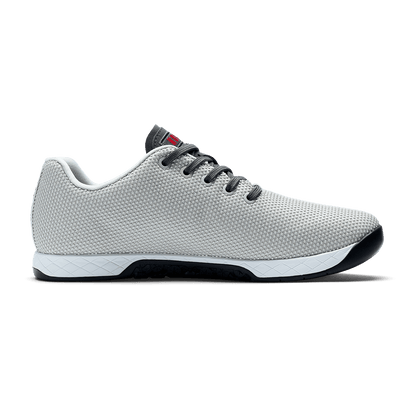 Light Gray Classic White Jet Black Outwork Shoe Medial Side Angle.
