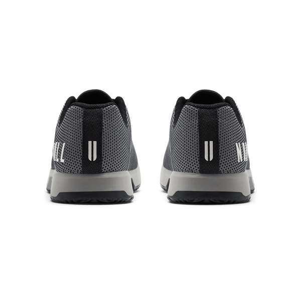 Gunmetal Outwork Edge Shoe Back Angle.