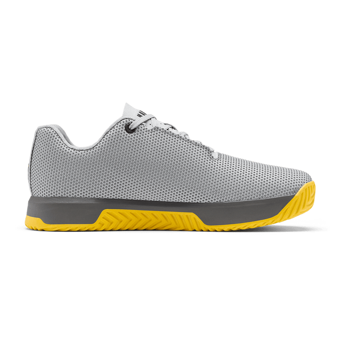 Pewter Marigold Outwork Edge Shoe Medial Angle.