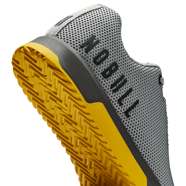 Pewter Marigold NOBULL Outwork Edge Shoe Detail Angle. 