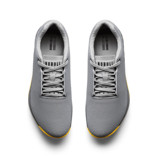 Pewter Marigold NOBULL Outwork Edge Shoe Overhead Angle.