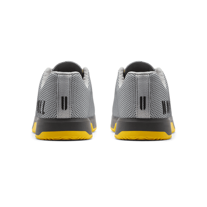 Pewter Marigold NOBULL Outwork Edge Shoe Back Angle. 