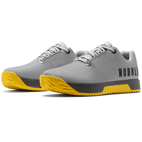 Pewter Marigold NOBULL Outwork Edge Shoe Quarter Angle. 