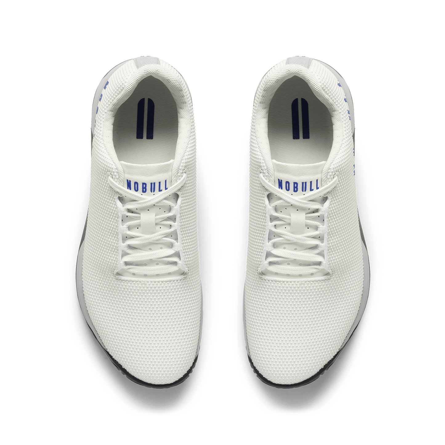 Classic White Light Gray Outwork Edge Shoe Overhead Angle.