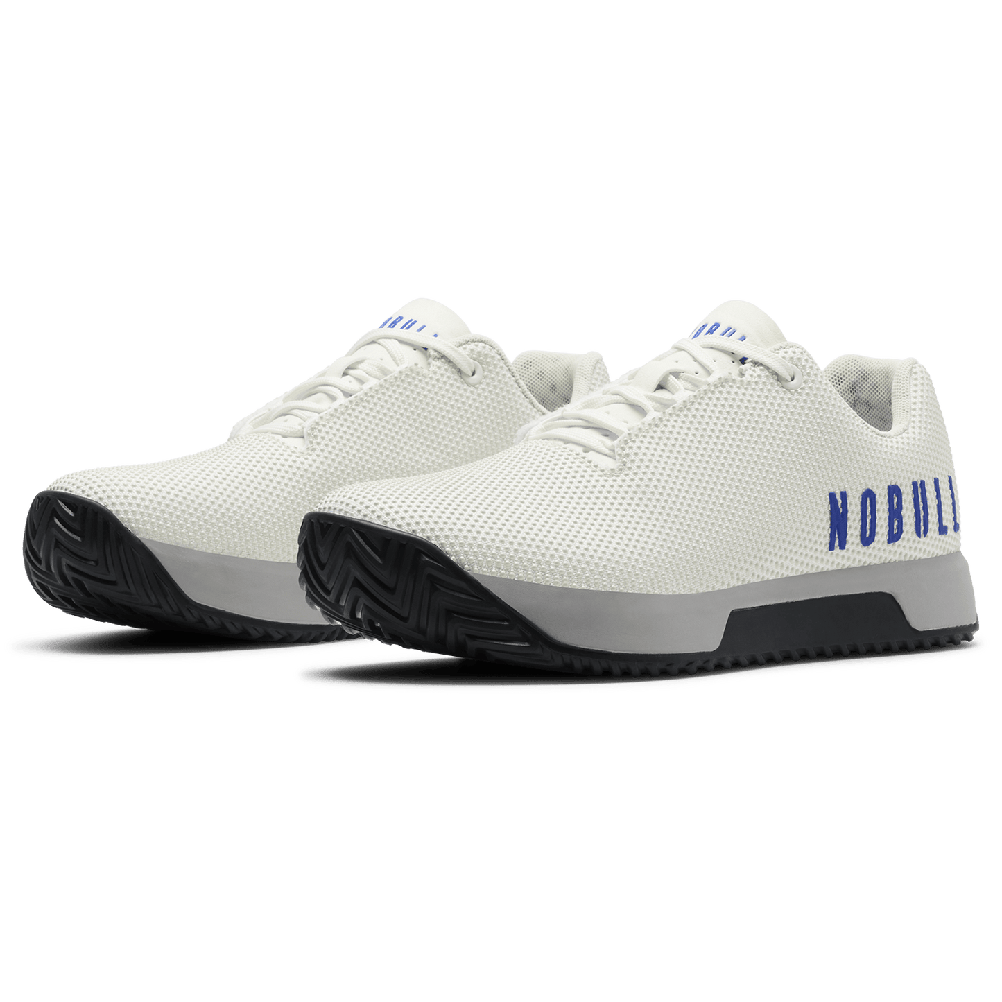 Classic White Light Gray Outwork Edge Shoe Quarter Angle.