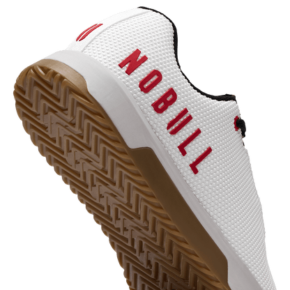 Classic White Light Gray Gum Outwork Edge Shoe Detail Angle.
