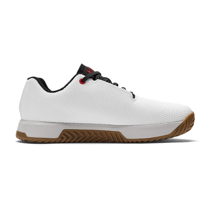 Classic White Light Gray Gum Outwork Edge Shoe Medial Side Angle.