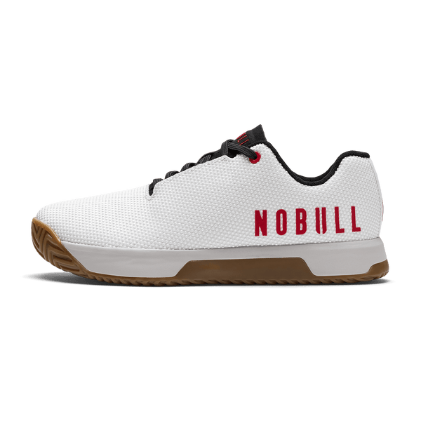 Classic White Light Gray Gum Outwork Edge Shoe Side Angle.