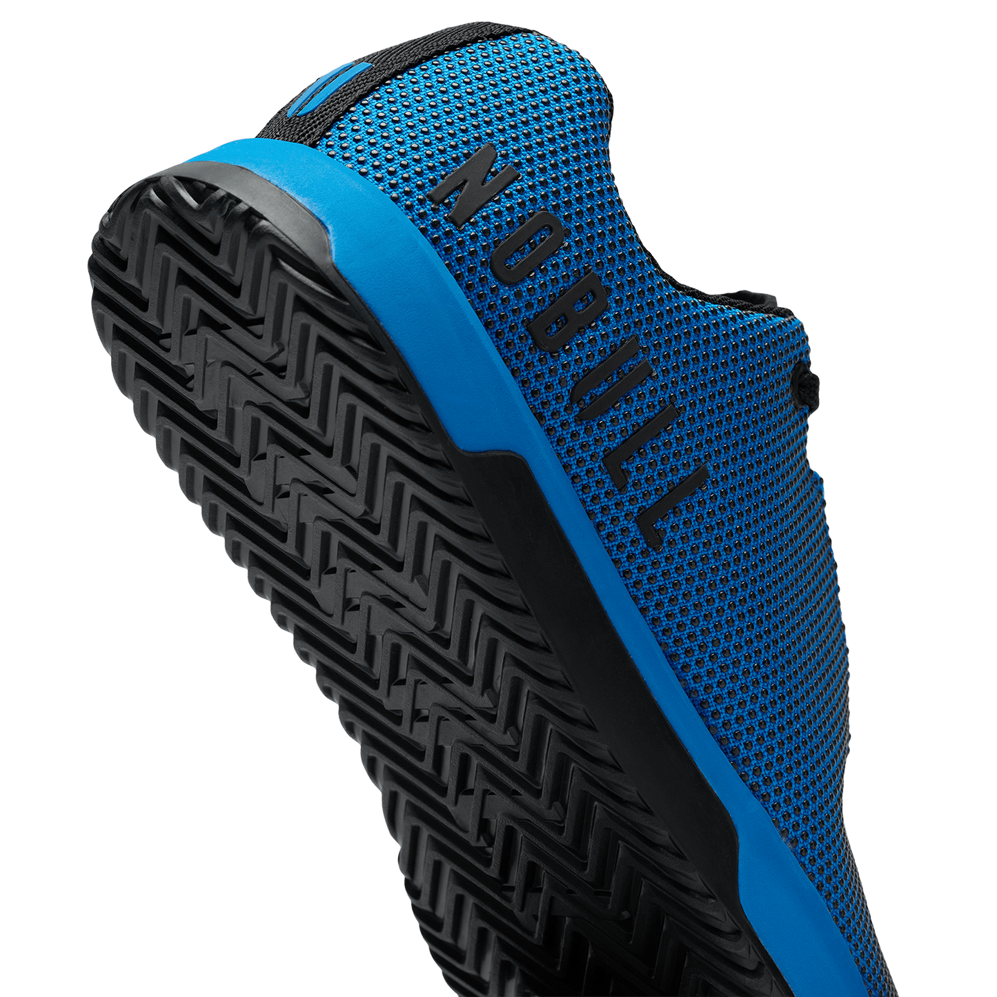 Electric Blue Outwork Edge Shoe Detail Angle.
