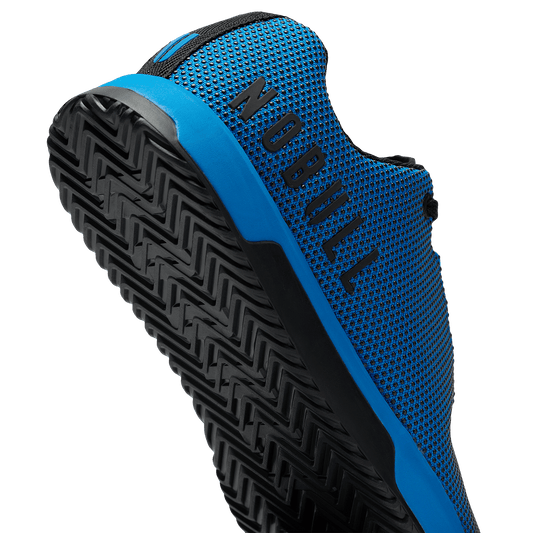 Electric Blue Outwork Edge Shoe Detail Angle.