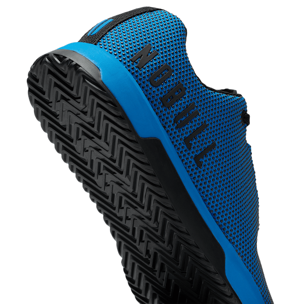 Electric Blue Outwork Edge Shoe Detail Angle.