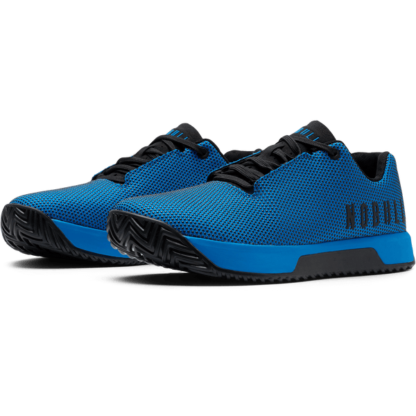 Electric Blue Outwork Edge Shoe Front Side Angle.