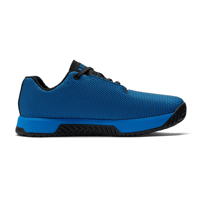 Electric Blue Outwork Edge Shoe Medial Angle.