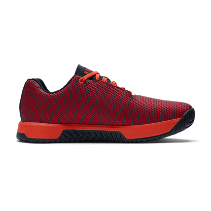 Equestrian Red Outwork Edge Shoe Medial Angle.