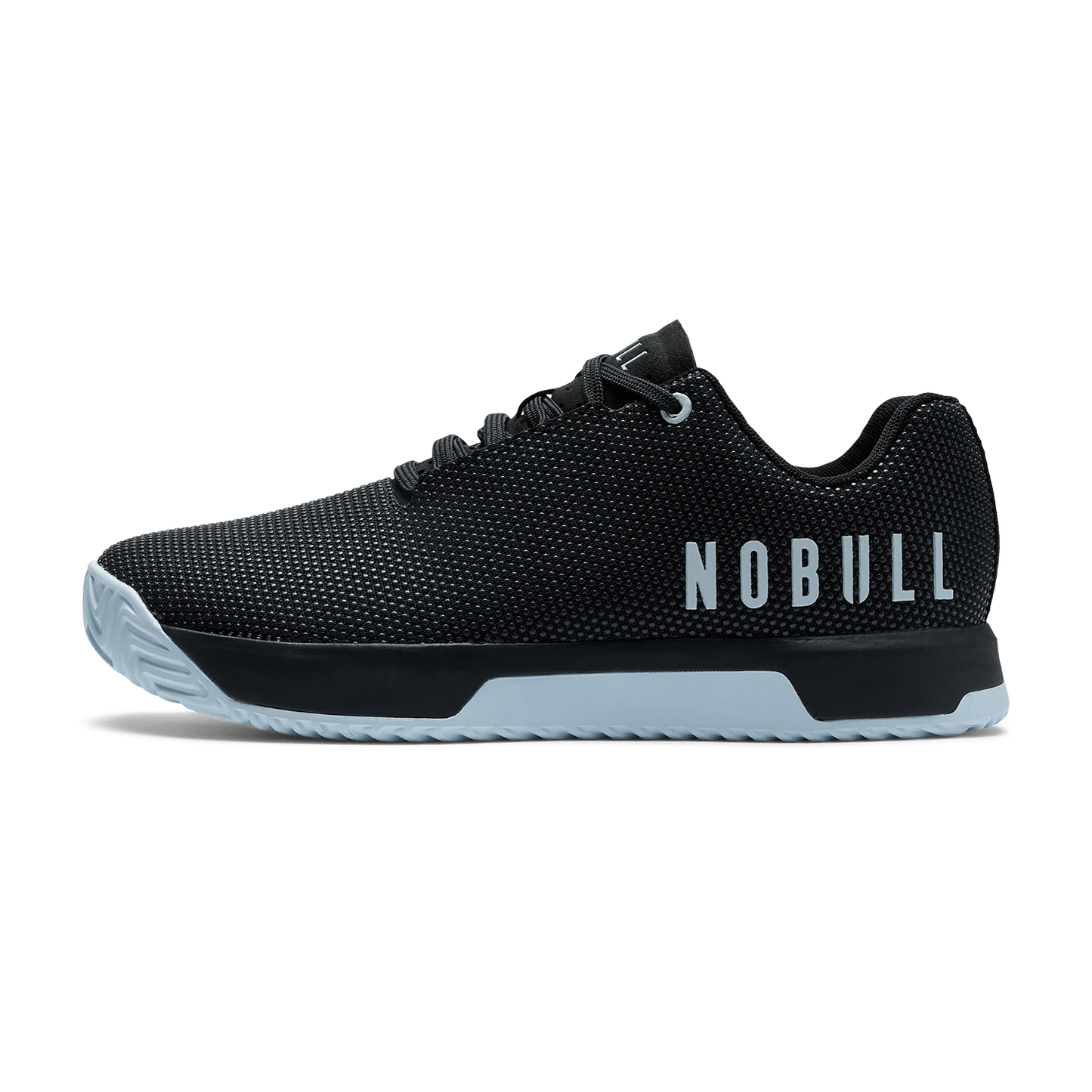 Jet Black Ice Water Outwork Edge Shoe Side Angle.