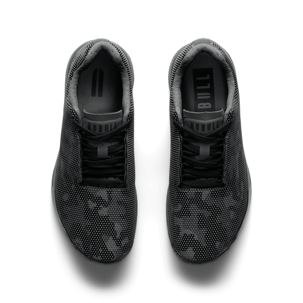 Gray Jungle Camo Outwork Edge Shoe Overhead Angle.