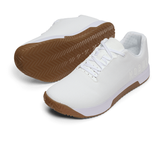 White Gum Outwork Edge Shoe Angled.