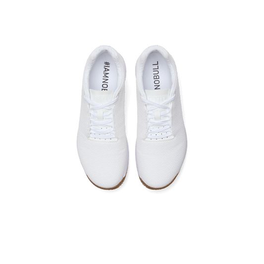 White Gum Outwork Edge Shoe Above Angle.