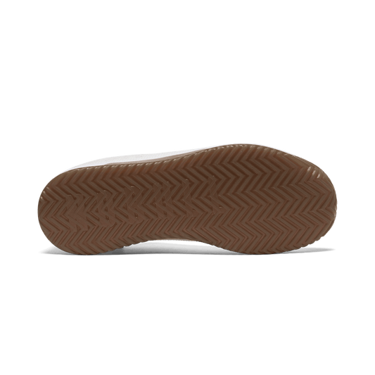 White Gum Outwork Edge Shoe Bottom Angle.