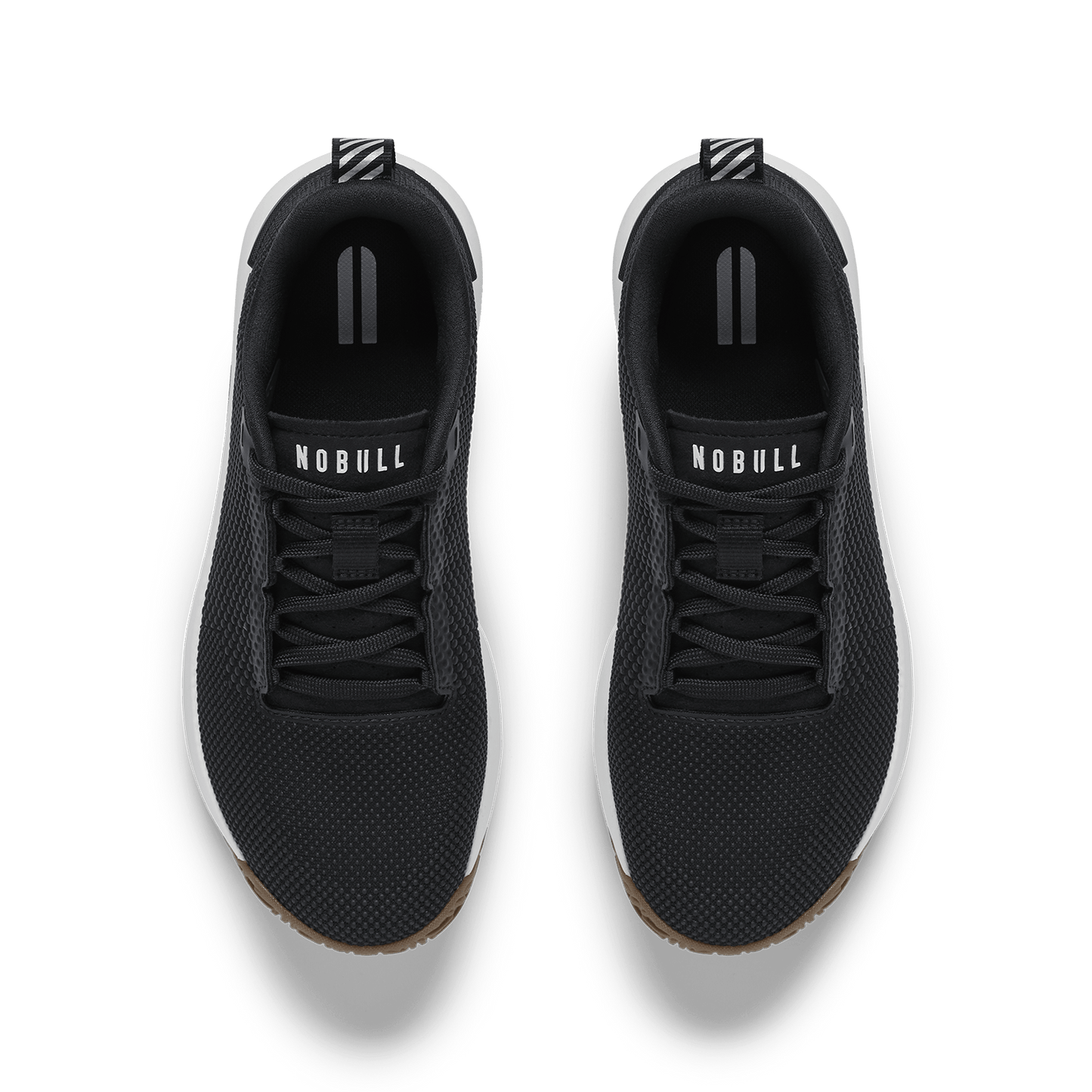 Jet Black Classic White Gum Outwork Flex Shoe Above Angle.