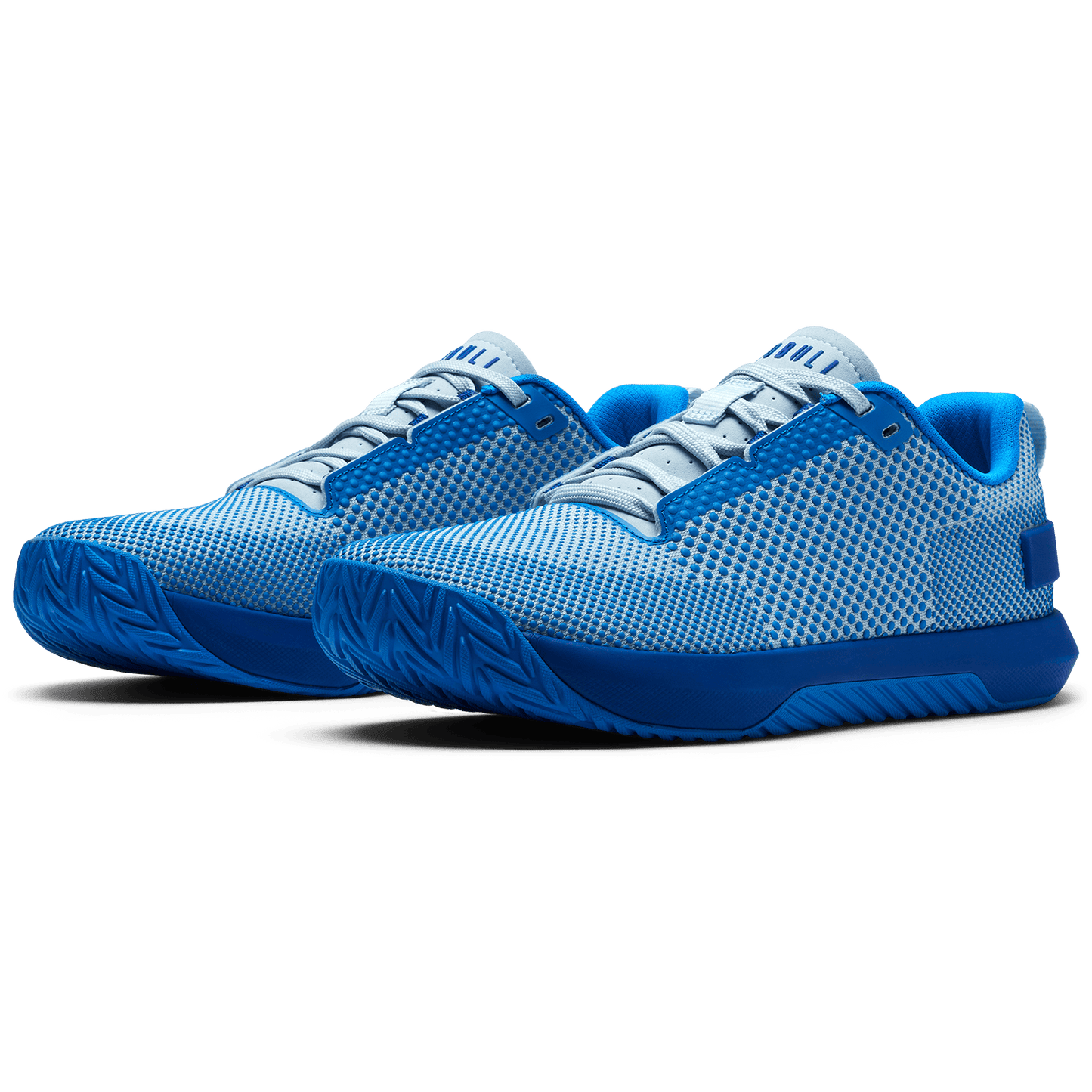 Electric Blue Outwork Flex Shoe Front Side Angle.