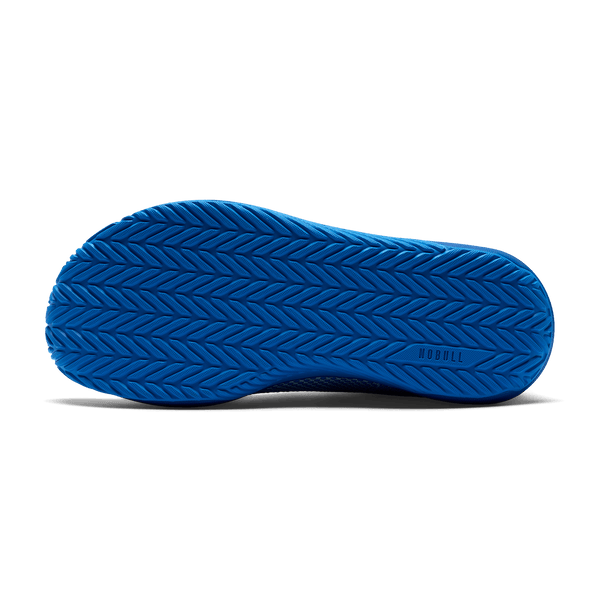 Electric Blue Outwork Flex Shoe Bottom Angle.