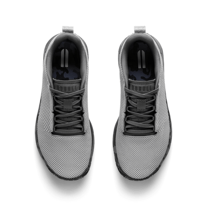 Gray Jungle Camo Outwork Flex Shoe Overhead Angle.