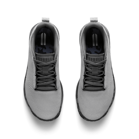 Gray Jungle Camo Outwork Flex Shoe Overhead Angle.