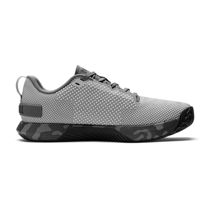 Gray Jungle Camo Outwork Flex Shoe Medial Angle.