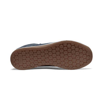 Denim Outwork High-Top Shoes Bottom Angle.