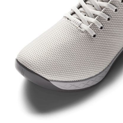 Light Grey Outwork High-Top Shoe Detail Angle.