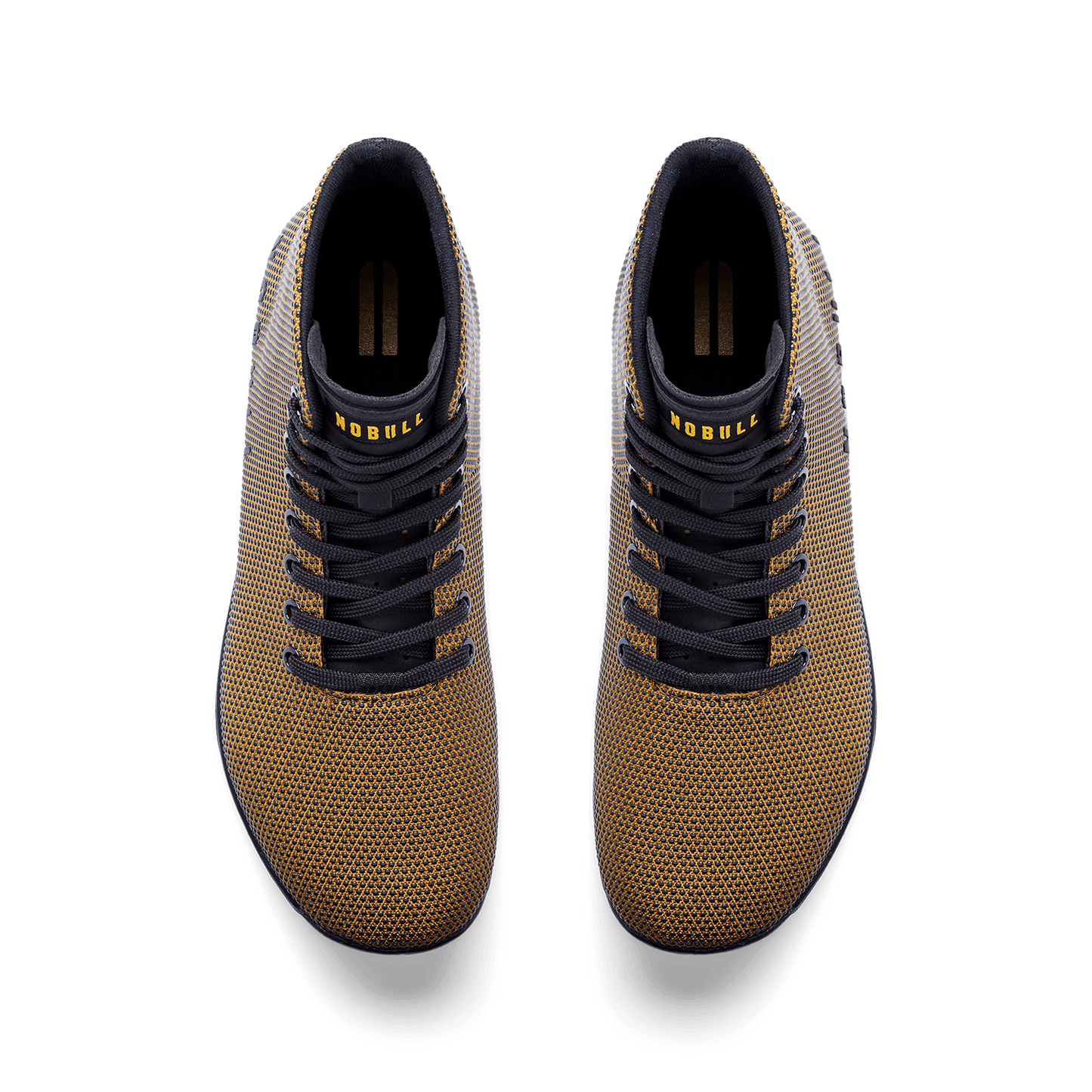 Dark Tan Jet Black Outwork High-Top Overhead Angle.