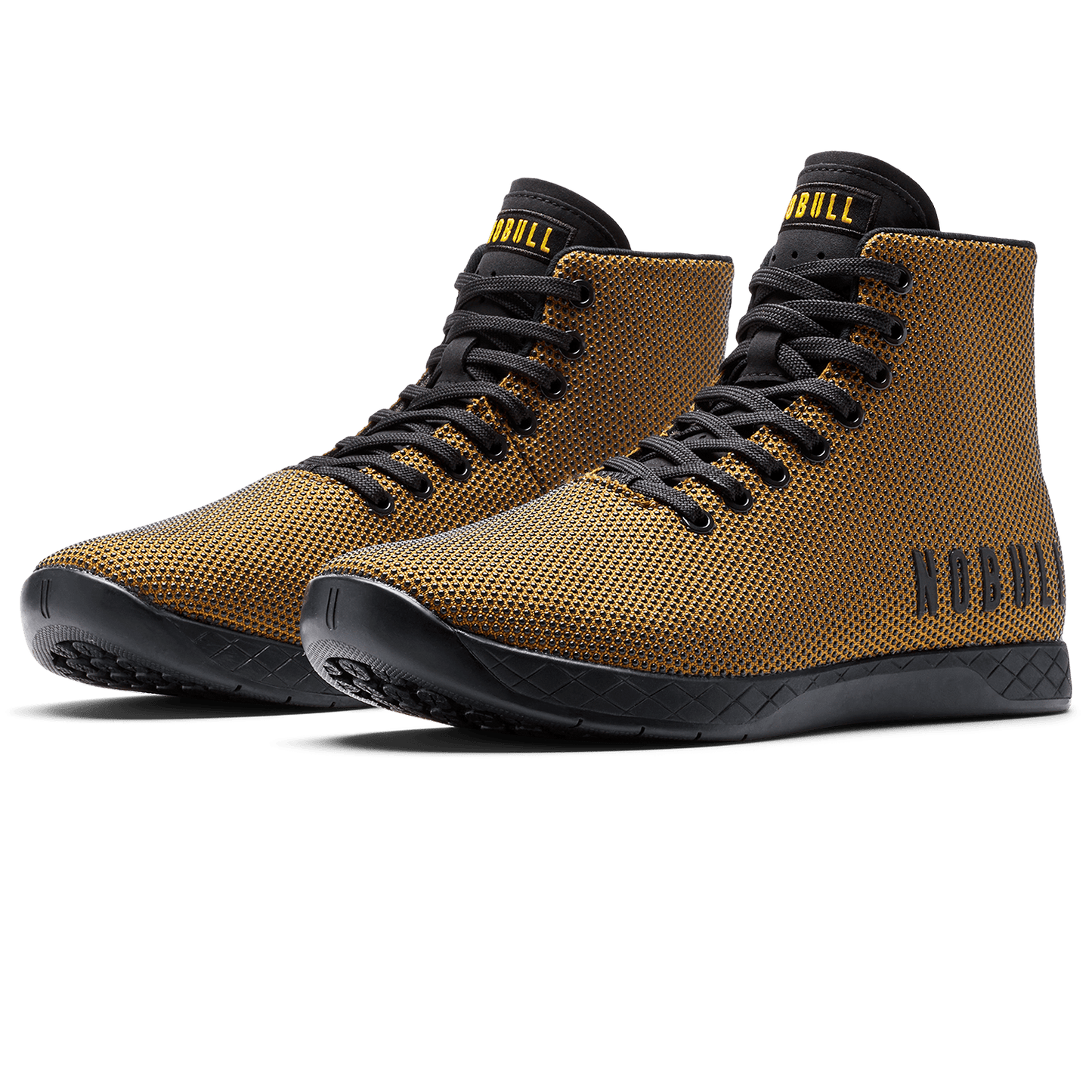 Dark Tan Jet Black Outwork High-Top Quarter Angle.