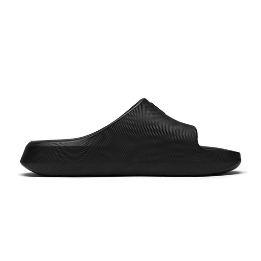 Jet Black Recharge Slide Medial Side Angle.